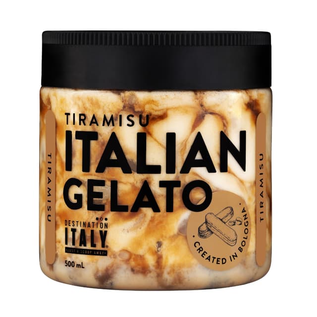 Destination Italy Tiramisu Gelato 500ml