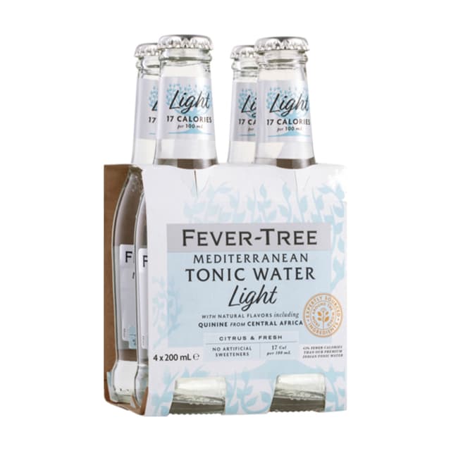 Fever Tree Mediterranean Tonic Light 4 x 200ml
