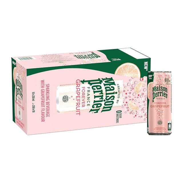 Perrier Pink Grapefruit Fridge 10 x 250ml