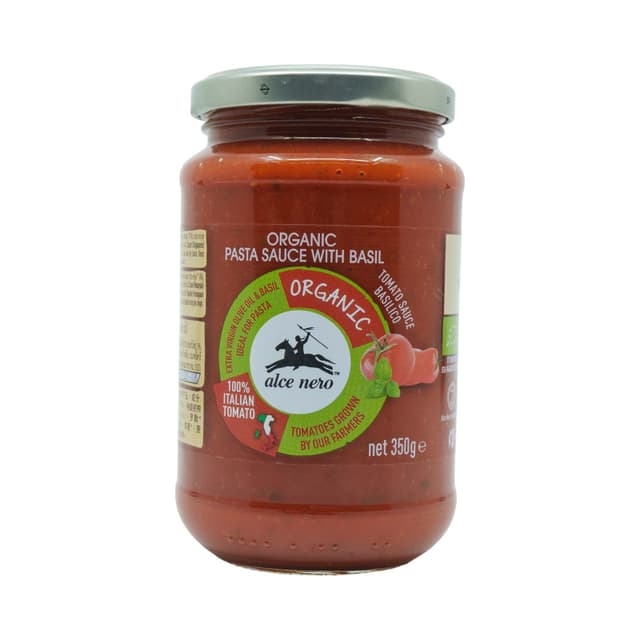 Alce Nero Organic Basil Tomato Sauce, 350g