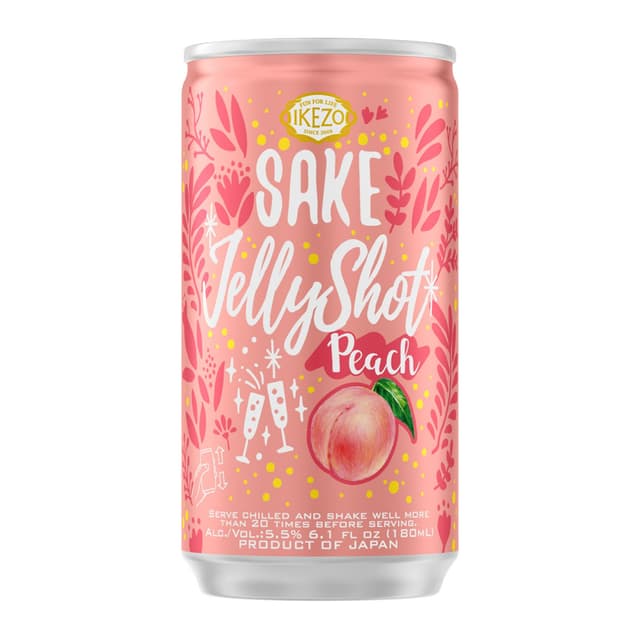 Ozeki Ikezo Sparkling Jelly Sake Peach 180ml
