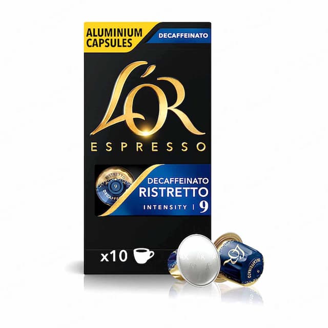 L'OR Espresso Ristretto Decaffeinato Coffee Pods10x52g