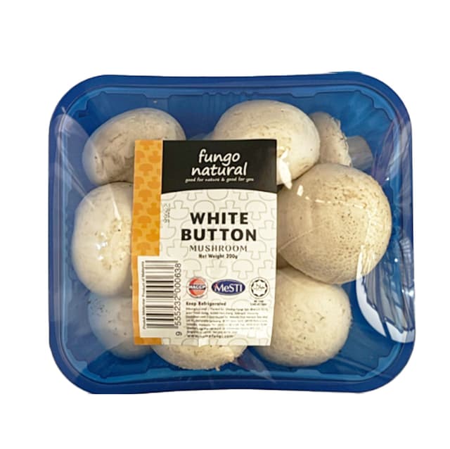 Fungo White Button Mushroom Malaysia 200g