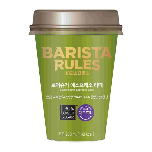 Barista Rules Lactose Free Low Sugar Espresso Latte 250ml