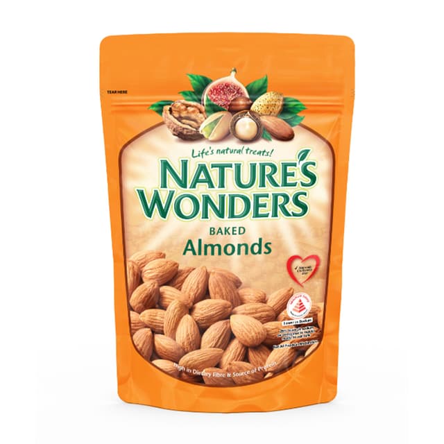 Nature's Wonders Baked Almond 200g