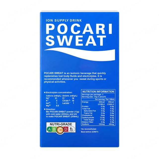 Pocari Sweat Ion Supply Drink Sachet 5x13g