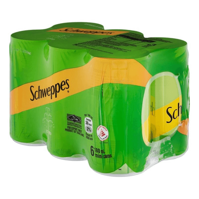Schweppes Mango Lime Soda Mini 6 x 180ml