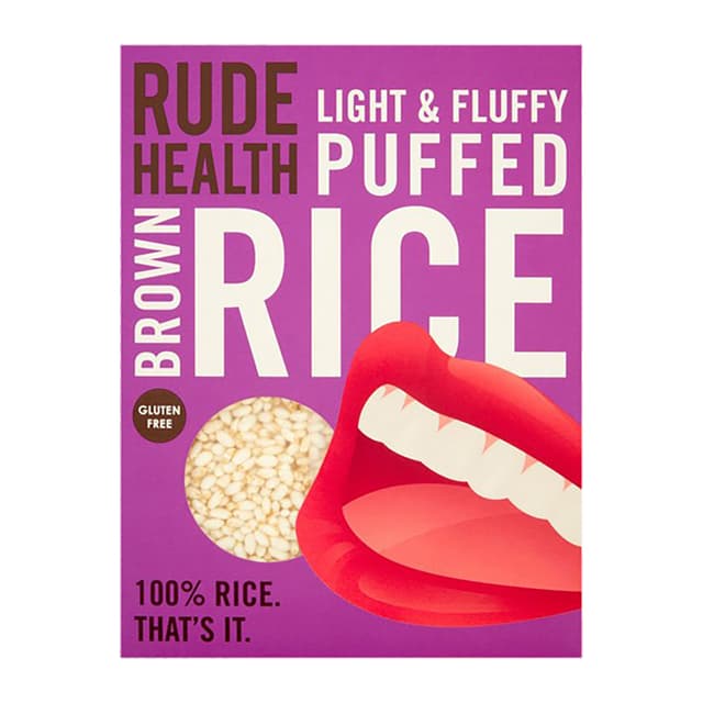 Rude Health Puffed Brown Rice Cereal 225g