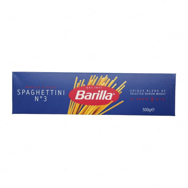 Barilla Classic Spaghettini No 3 Pasta 500g