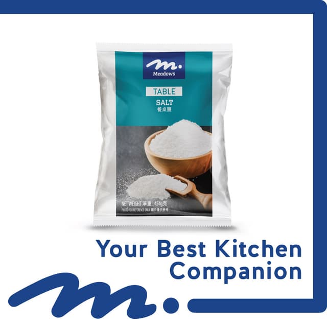 Meadows Table Salt 454g