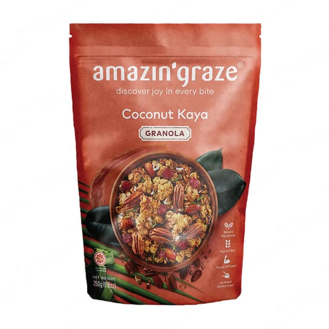 Amazin' Graze Coconut Kaya Granola 250g