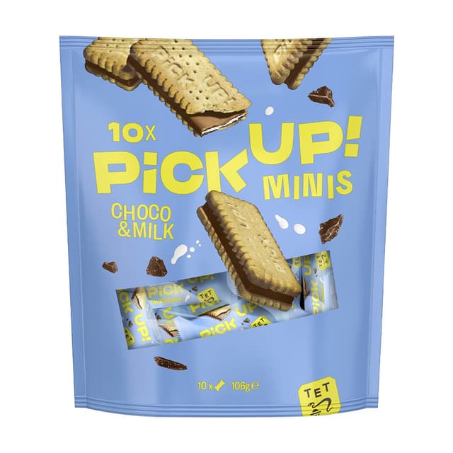 Bahlsen Pick Up Minis Chocolate & MIlk 14s x 106g
