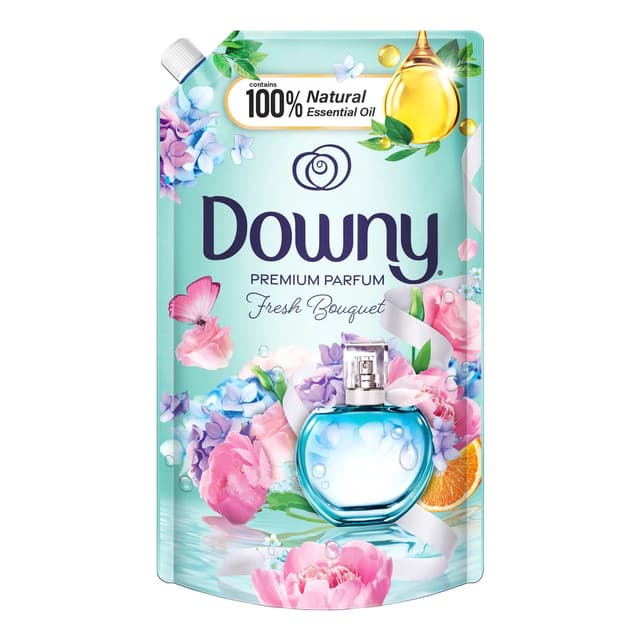 Downy Fabric Conditioner Refill - Premium Parfum Fresh Bouquet 1.4L