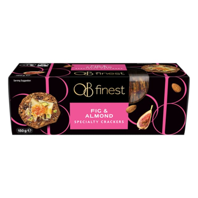 OB Finest Crackers Specialty Fig & Almond 150g
