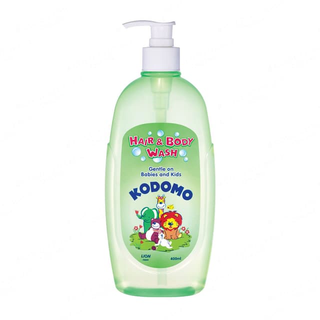 Kodomo Lion Baby Hair & Body Wash 400ml