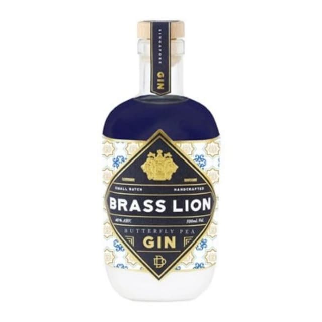 Brass Lion Butterfly Pea Gin, 50cl