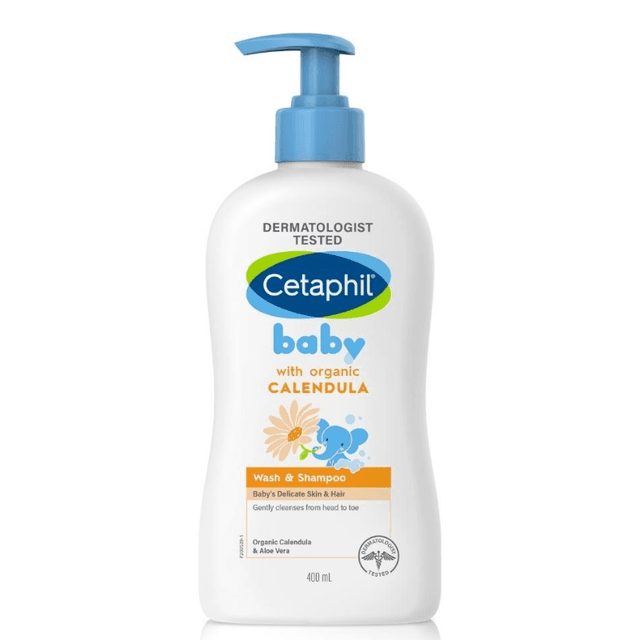 Cetaphil Baby Wash & Shampoo With Calendula 400ML