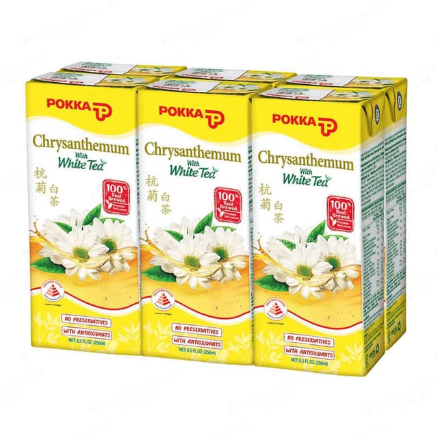 Pokka Chrysanthemum White Tea 6 x 250ml