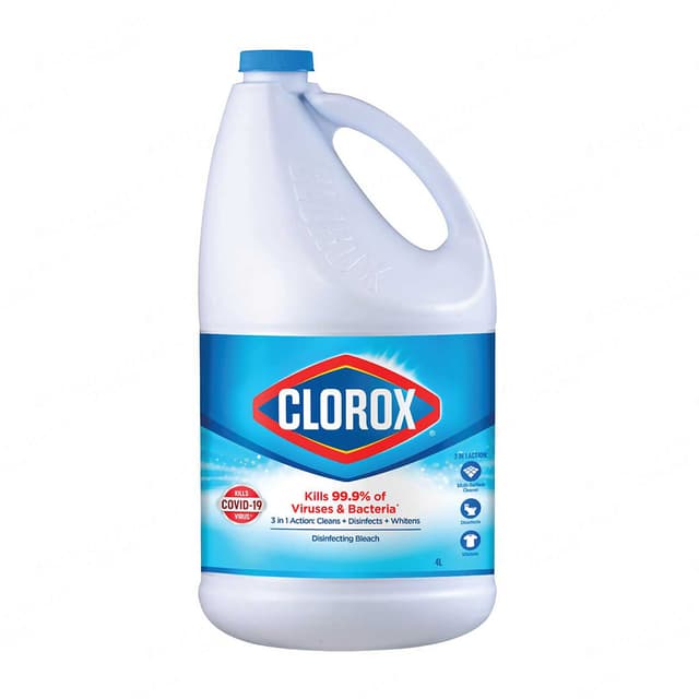 Clorox Bleach- Original 4L