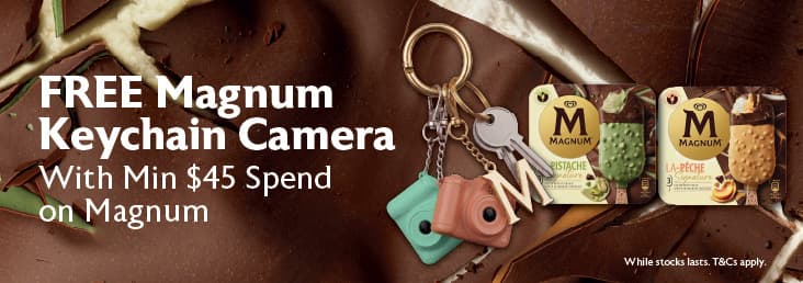 Free Magnum Keychain With Min. Spend $45