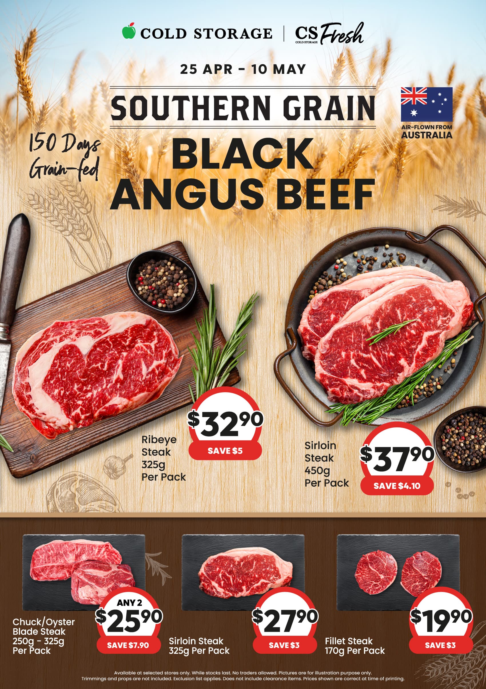 Southern Grain Black Angus Beef (Till 10 May)