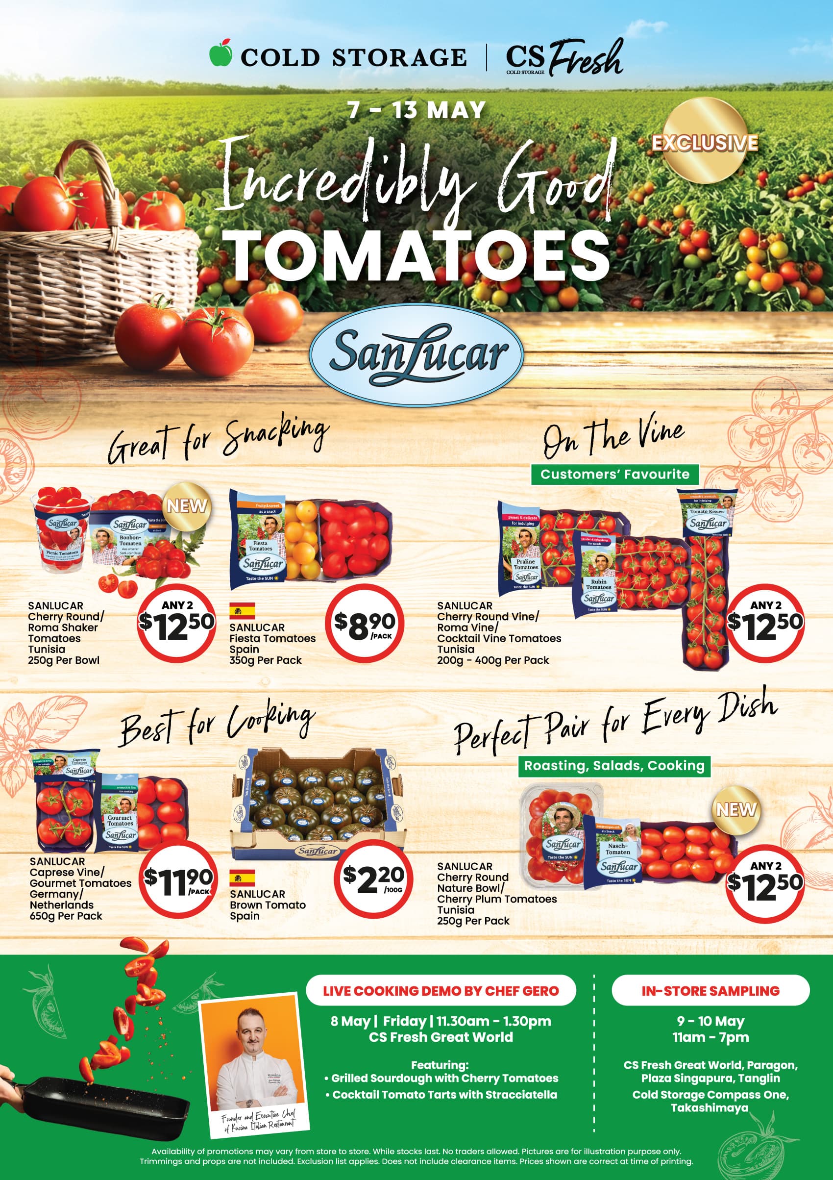 Incredibly Good Tomatoes (Till 13 May)