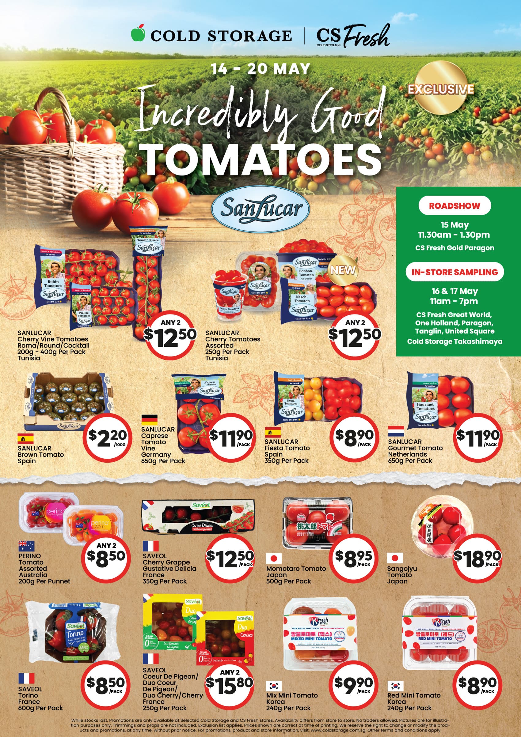 Incredibly Good Tomatoes (Till 20 May)