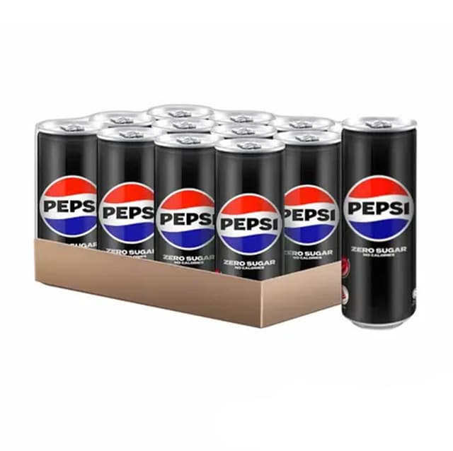 Pepsi Zero Sugar Can, 12 x 320ml
