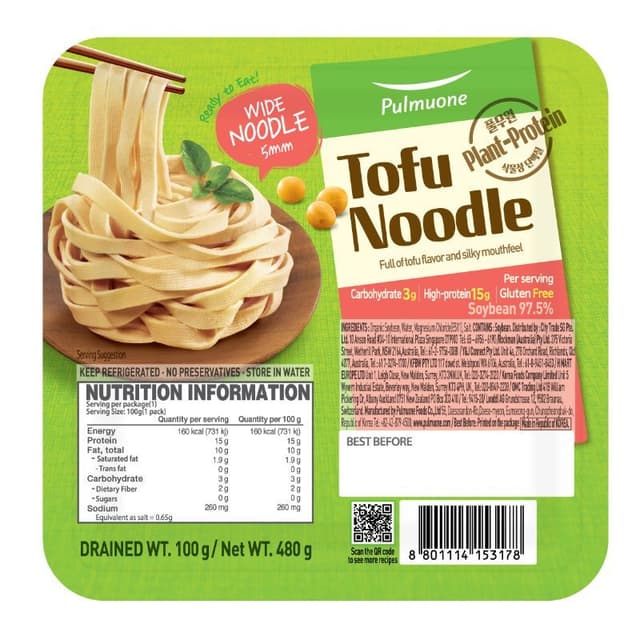 Pulmuone Thick Tofu Noodle 100g