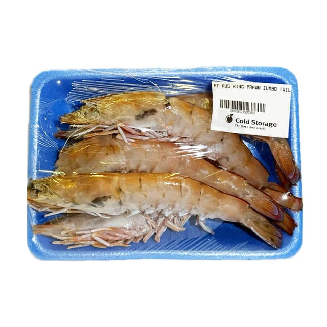 Frozen Thawed Australia King Prawn Extra Jumbo 400g