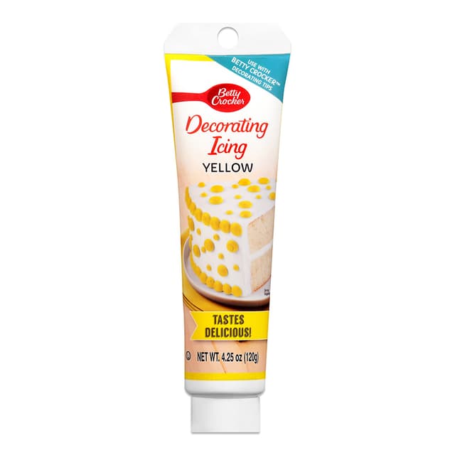 Betty Crocker Icing Yellow, 4.25oz