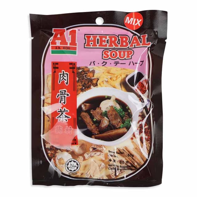 A1 Bah Kut Teh Herbs, 60g