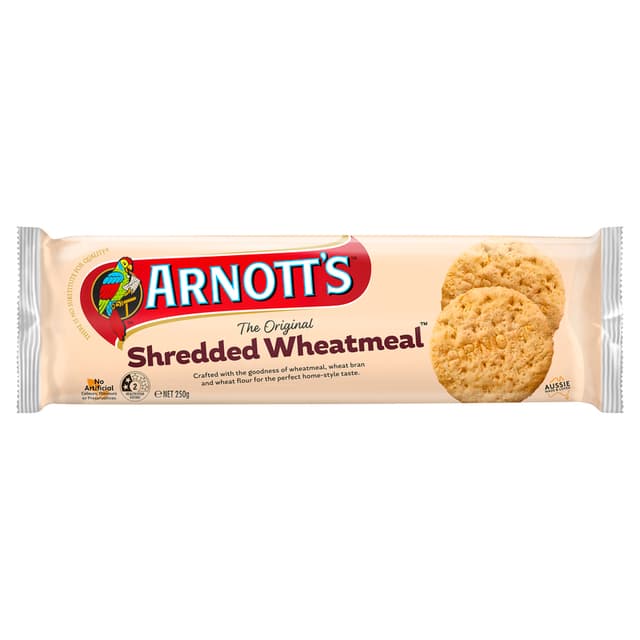 Arnott's Shredded Wheatmeal Biscuit, 250g
