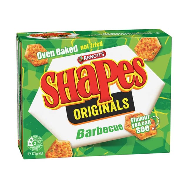 Arnott's Shapes BBQ, 175g