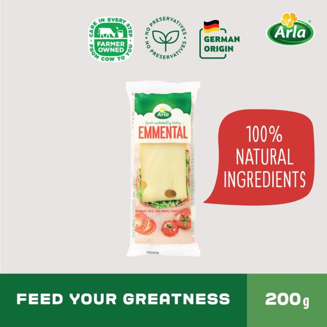 Arla Natura Emmental 200G