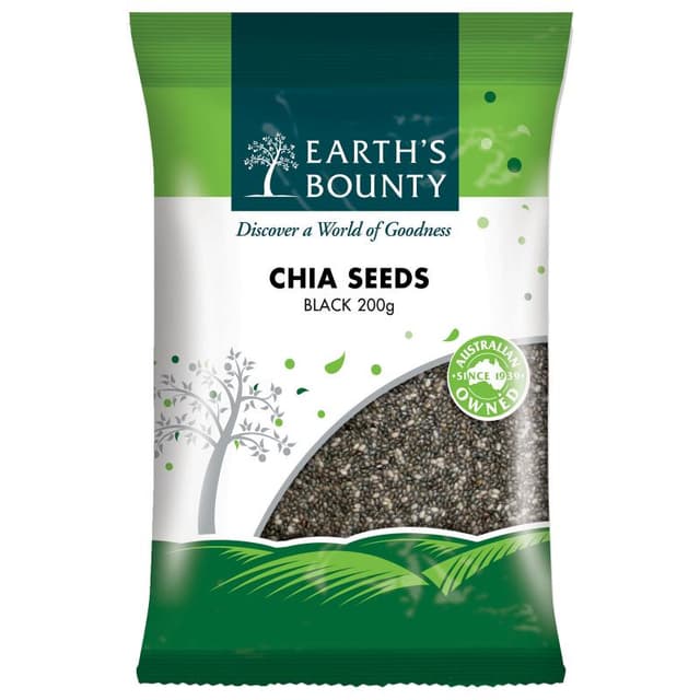 Earth'S Bounty Black Chia Seeds, 200g