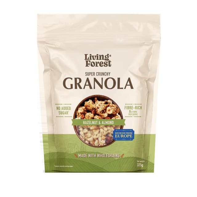 Living Forest Granola Hazelnut & Almond, 325g
