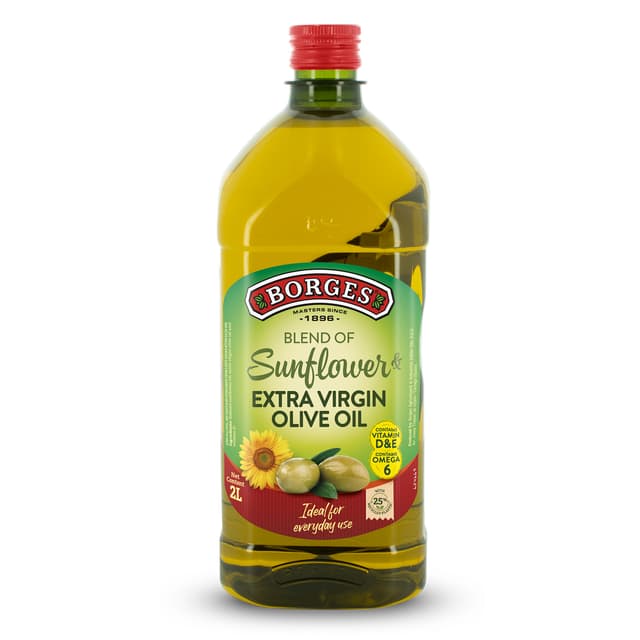 Borges Sunflower & Extra Virgin Olive Oil, 2l