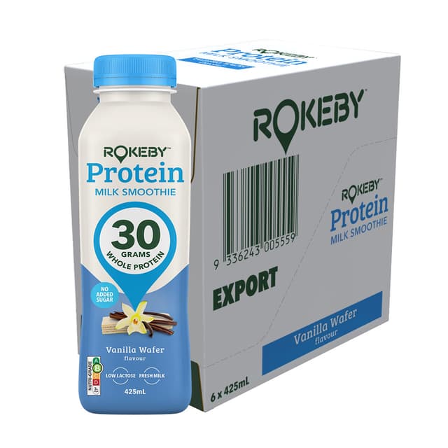 Rokeby Vanilla Wafer Protein Milk Smoothie 6 x 425ml
