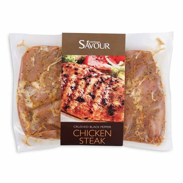 Savour. Marinated Black Pepper Chicken Steak 400g