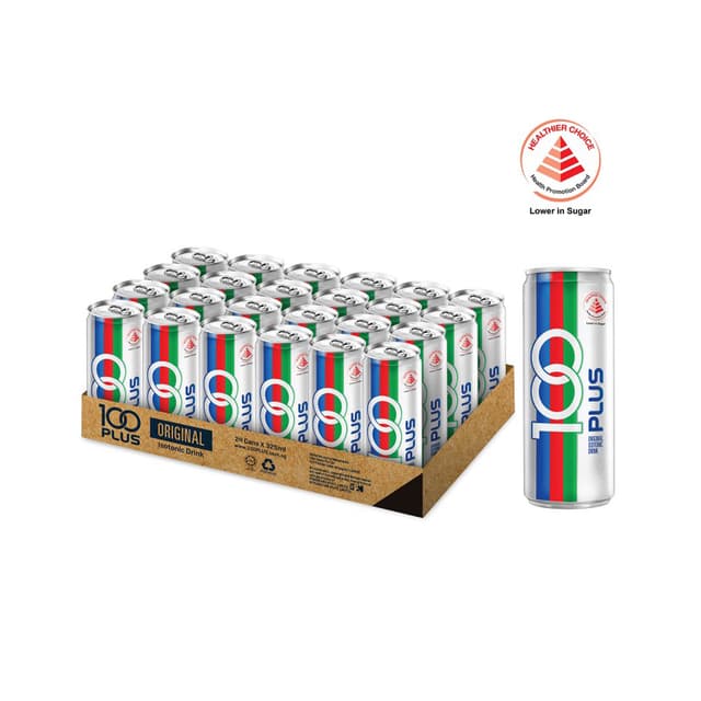 100 Plus Isotonic Drink Original 24 x 325ml