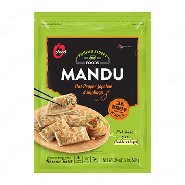 Chung Jung One Hot Pepper Japchae Dumpling 680g