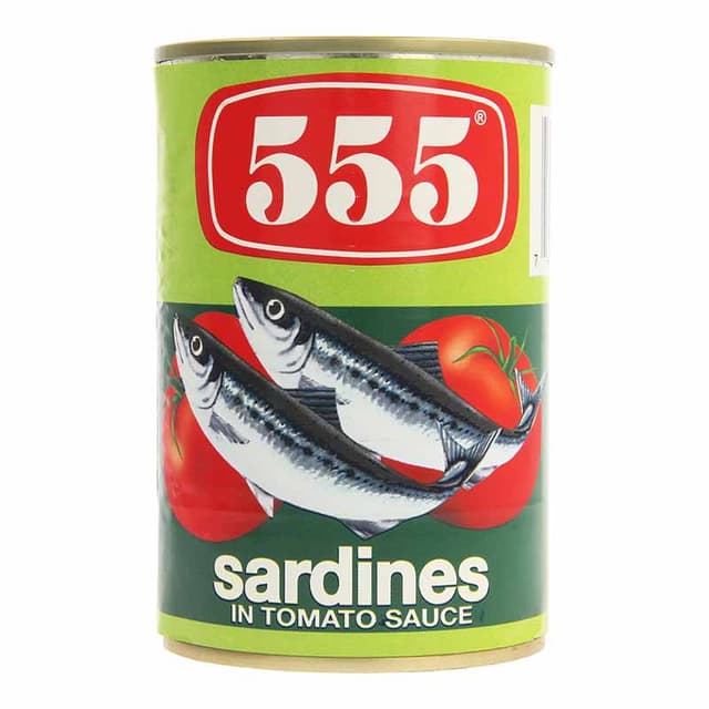 555 Sardines In Tomato Sauce, 425g
